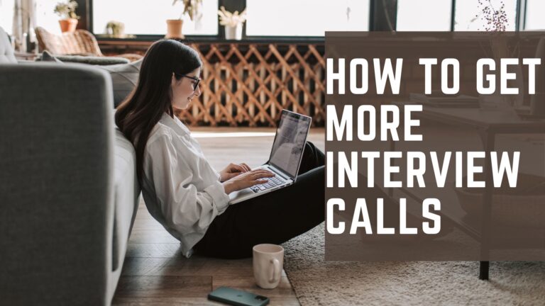 how to get interview calls